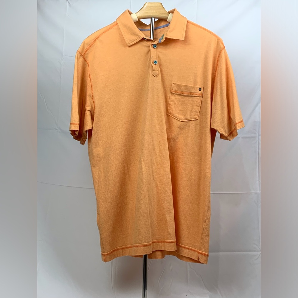 Tommy Bahama Light Orange Golf Polo Shirt Pre-owned